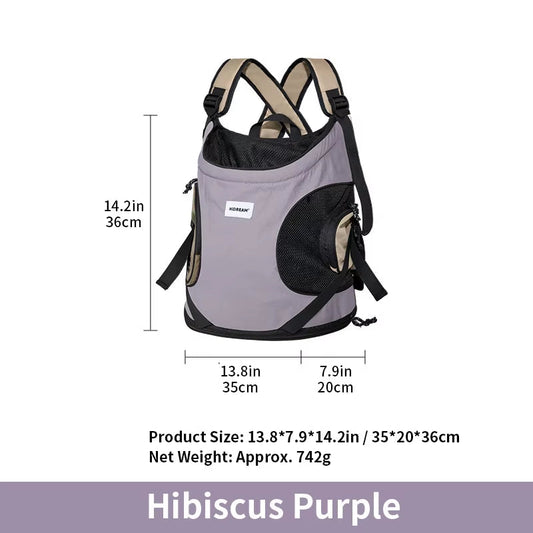 Pet Chest Backpack Front Carrying Tote Backpack Dogs and Cats Breathable Portable Outdoor Bag Shoulder Cat Bag